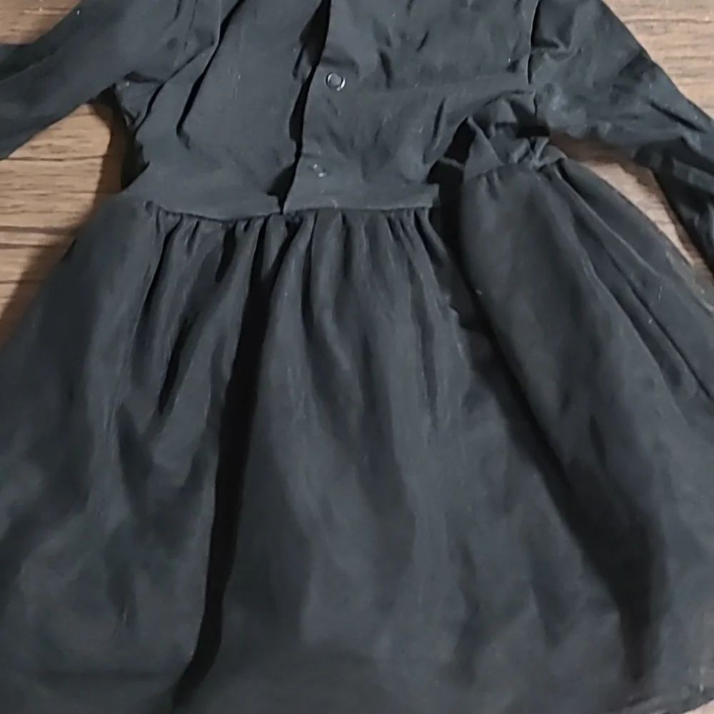 Carter's 12M Black Halloween Cat Dress